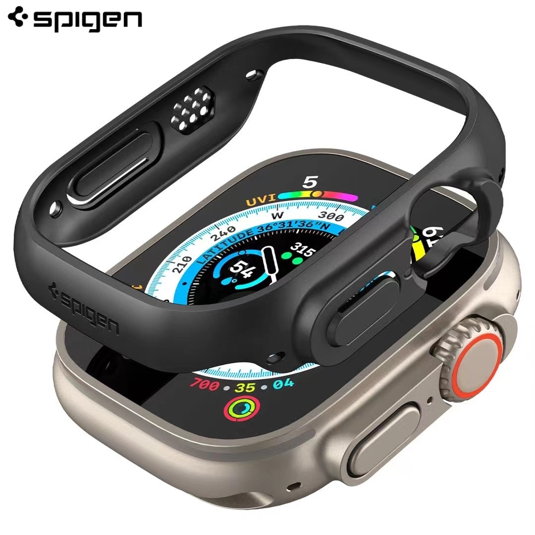 Watch Case Bumper - Чехол Spigen Thin Fit для Apple