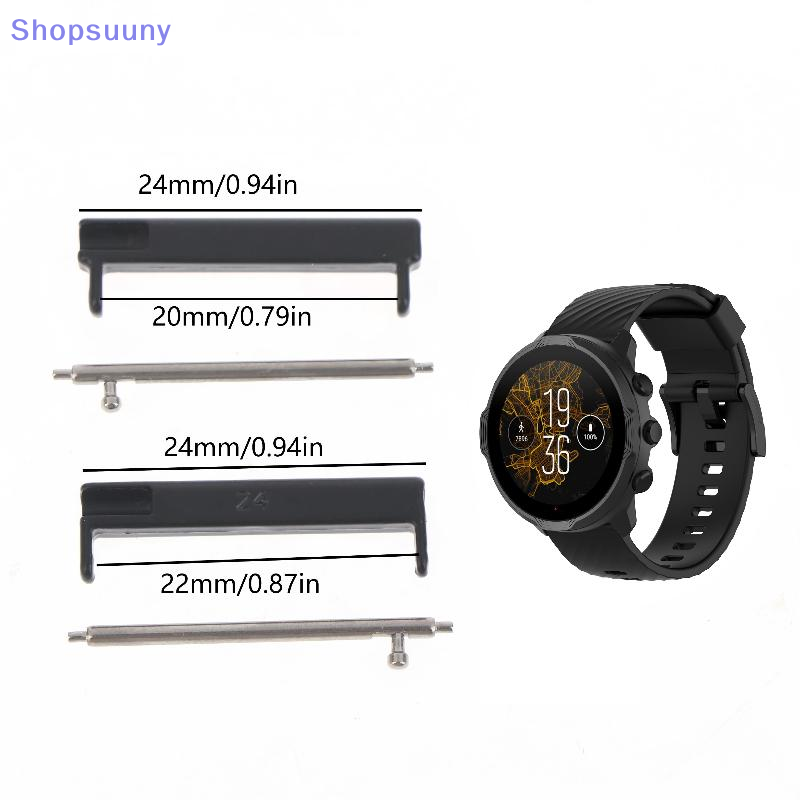 Smartwatch Watch Accessories - [SU]1 пара адаптеров для ремешка 24