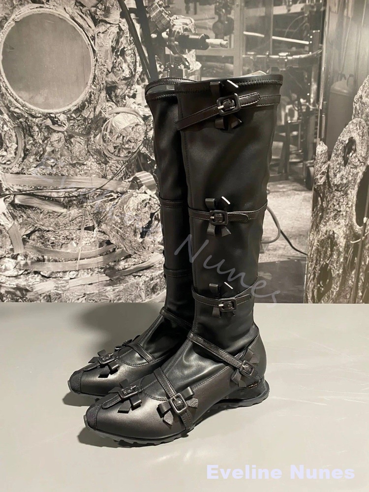 Женские черные сапоги с заостр – обзор и цена Leather Classic Strap
