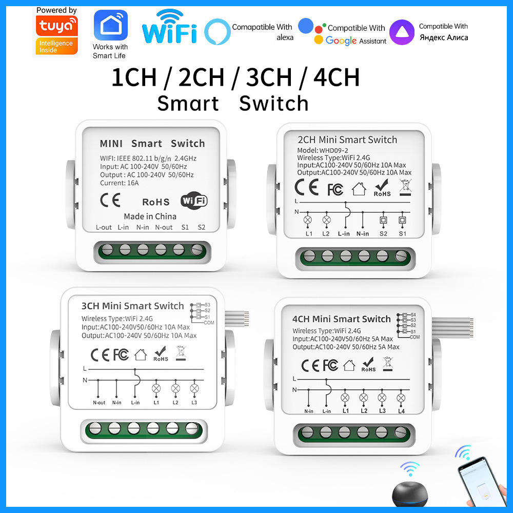 Умный WiFi-выключатель Tuya на – обзор и цена Smart Accessories
