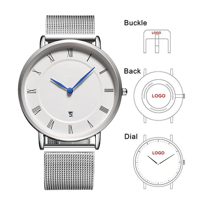 Мужские деловые часы B-8210N с – обзор и цена Stainless Mesh Band