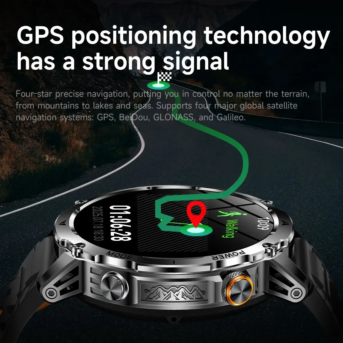 Мужские военные смарт-часы с G – обзор и цена Smartwatch M Active