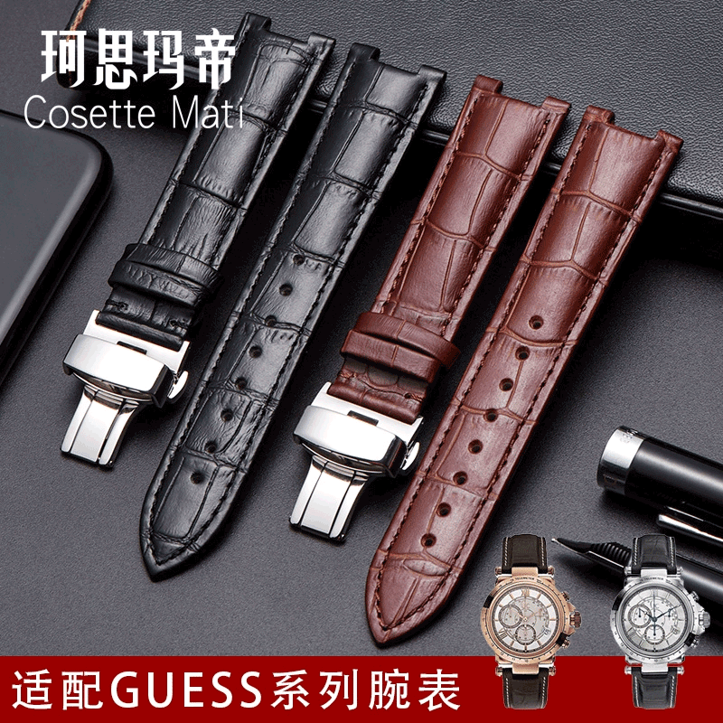 Ремешок из воловьей кожи для н – обзор и цена Smartwatch Guess