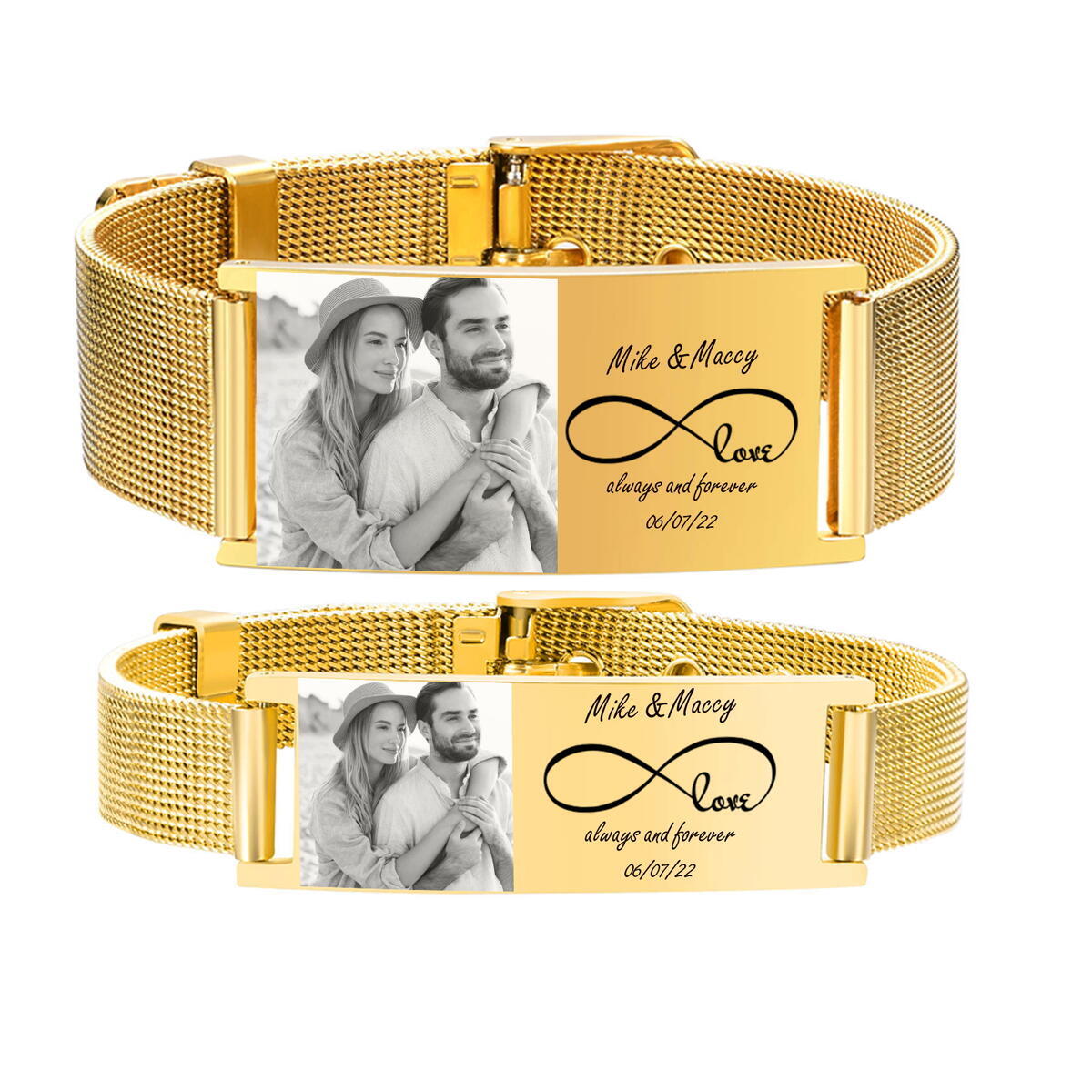 Персонализированный ID браслет – обзор и цена Stainless Mesh Band