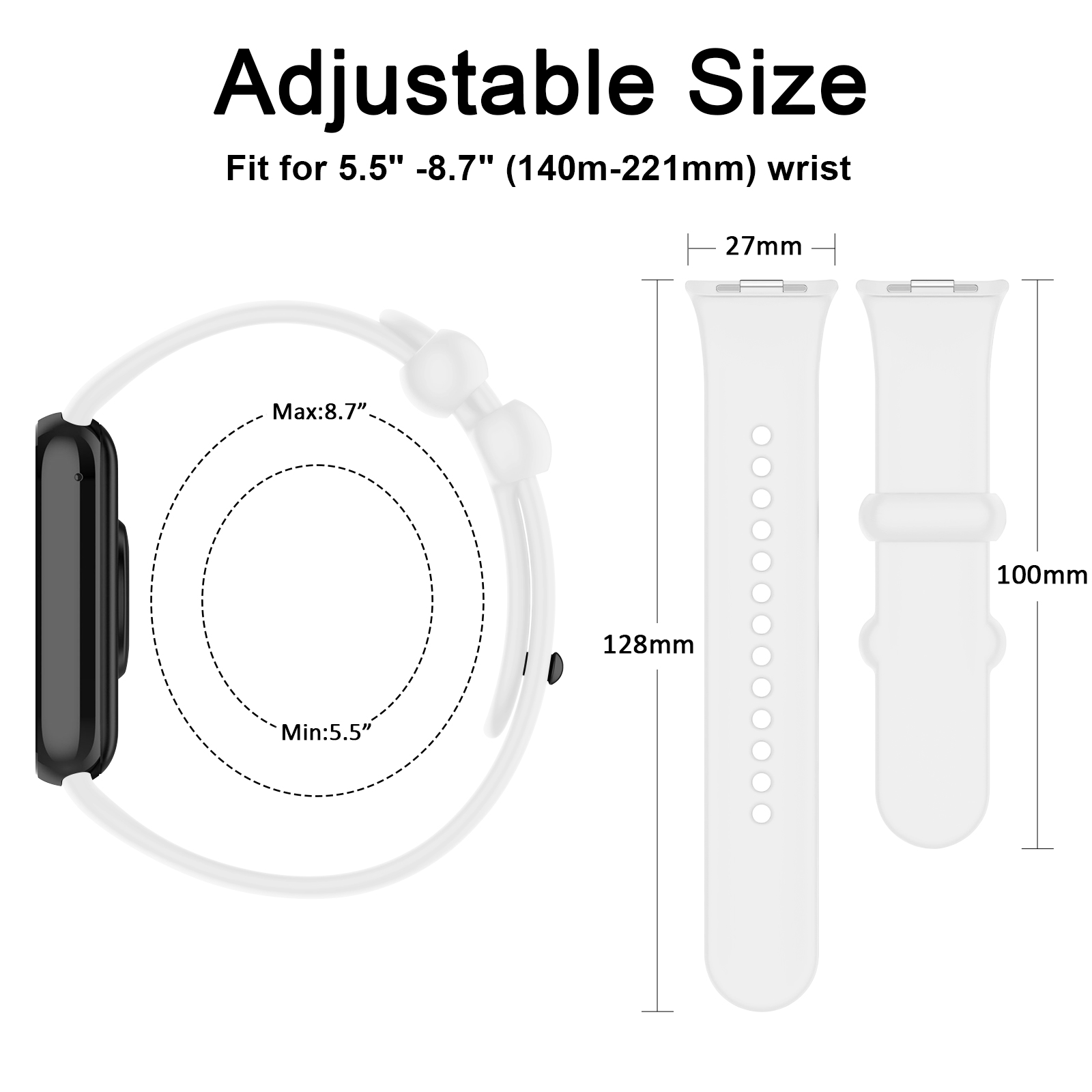 Силиконовый ремешок для Xiaomi – обзор и цена Smartwatch Id