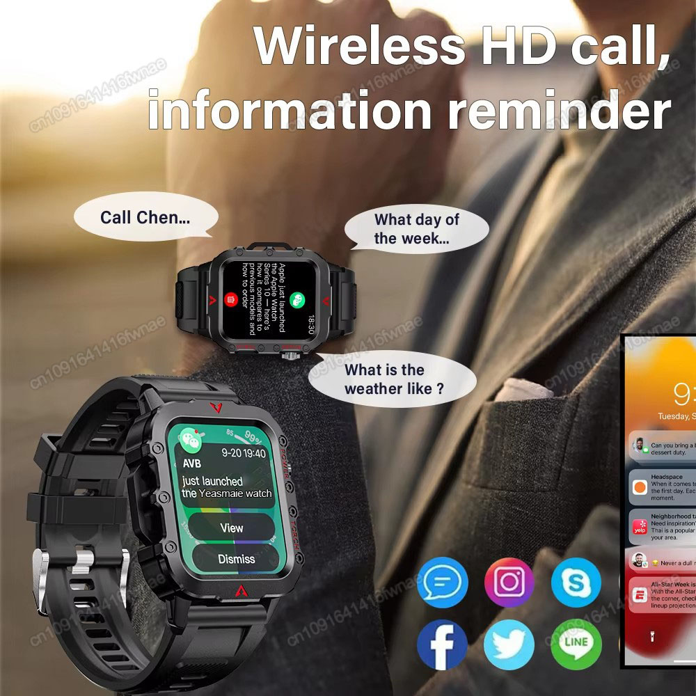 Новые мужские умные часы с LED – обзор и цена Smartwatch X12