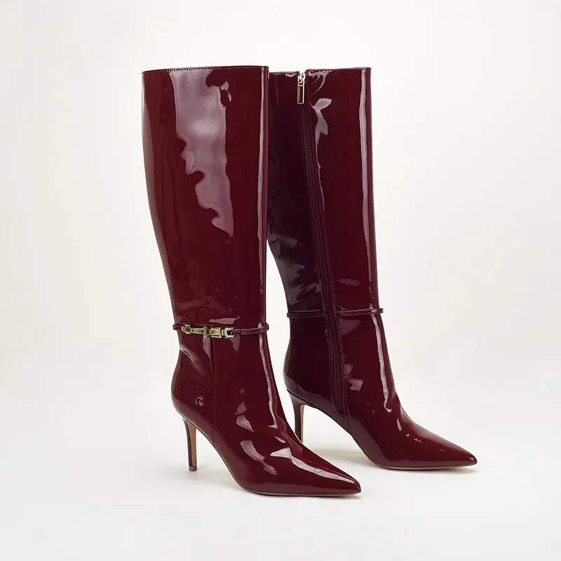 Новые женские высокие сапоги и – обзор и цена Leather Classic Strap