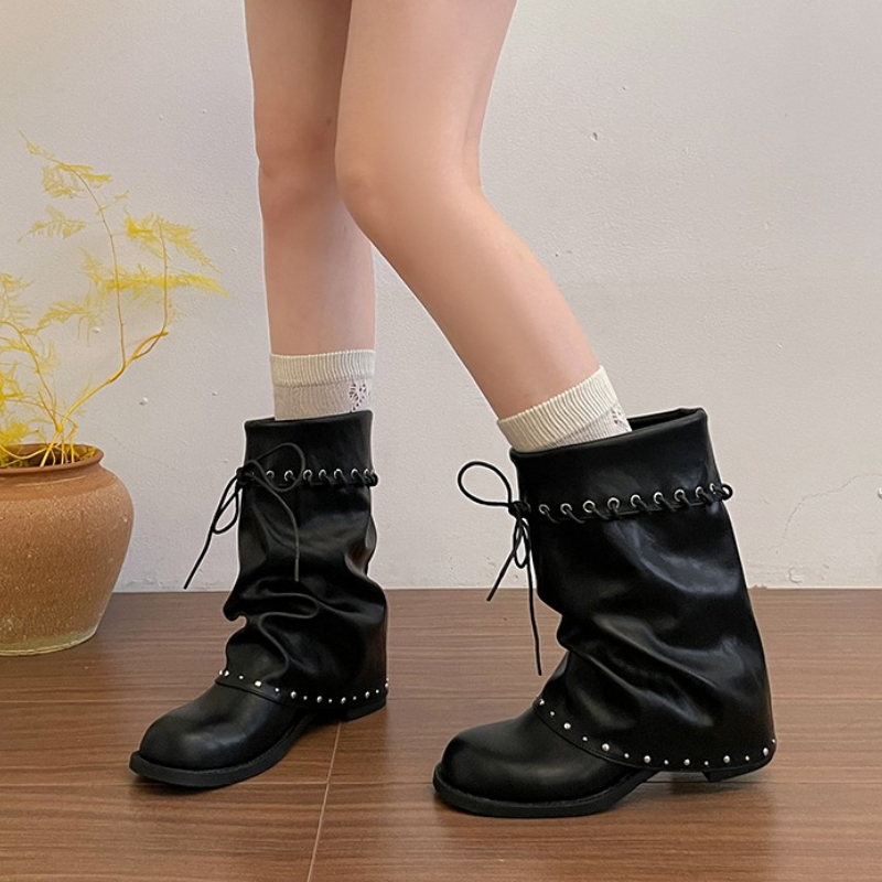 Женские сапоги до середины икр – обзор и цена Leather Classic Strap