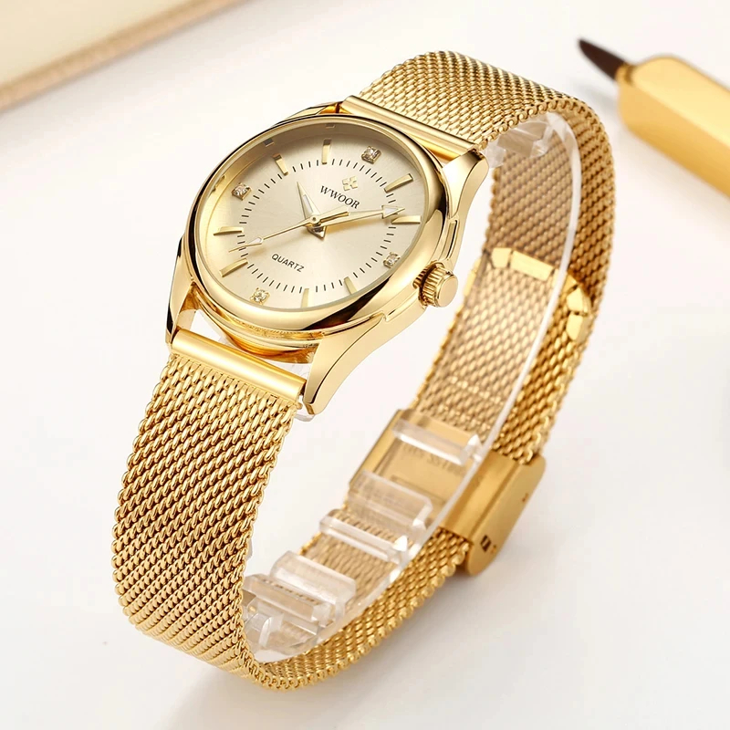 WWOOR Элитный бренд платье зол – обзор и цена Stainless Mesh Band